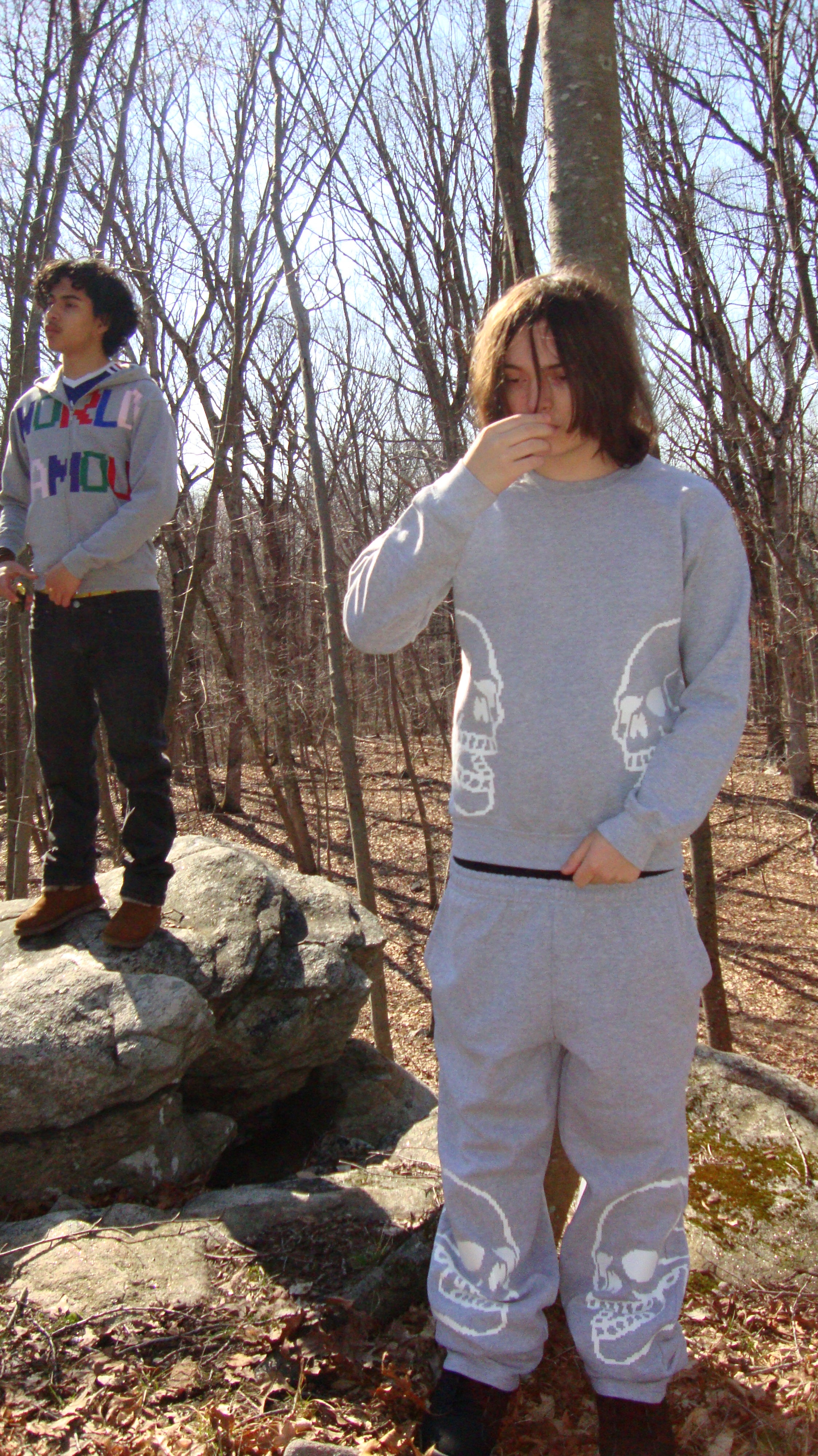 Double Pixel Skull Sweatpants