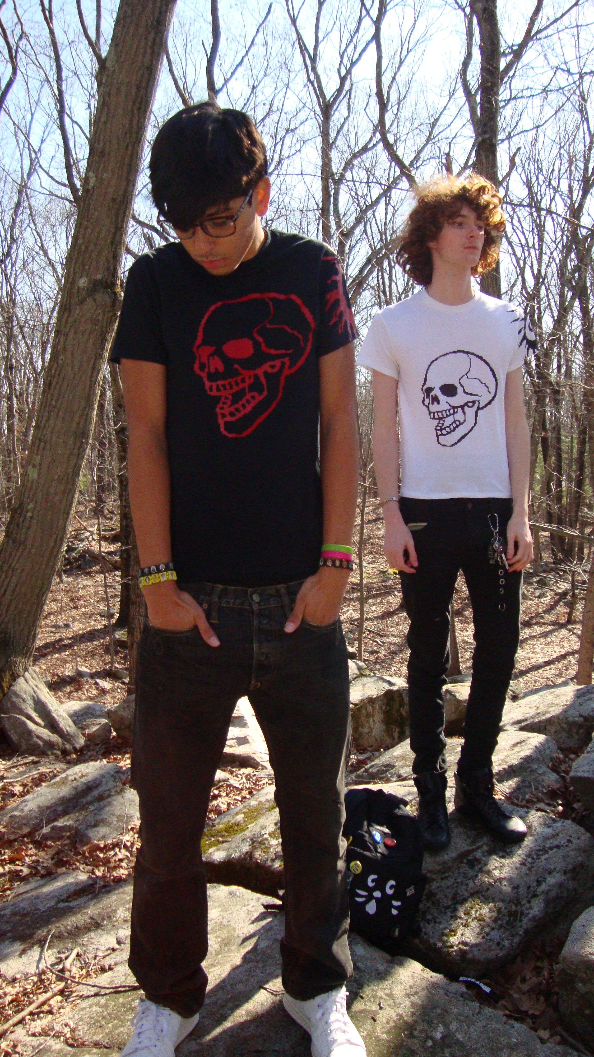 Limited Pixel Skulls Doublet T-Shirt