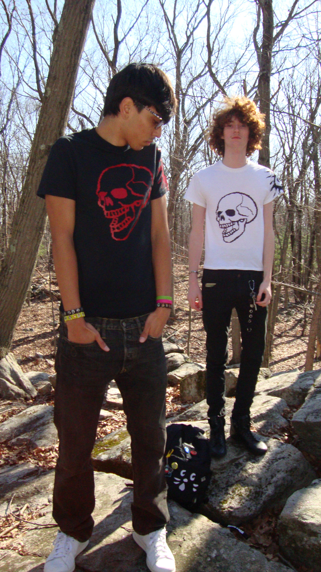 Limited Pixel Skulls Doublet T-Shirt