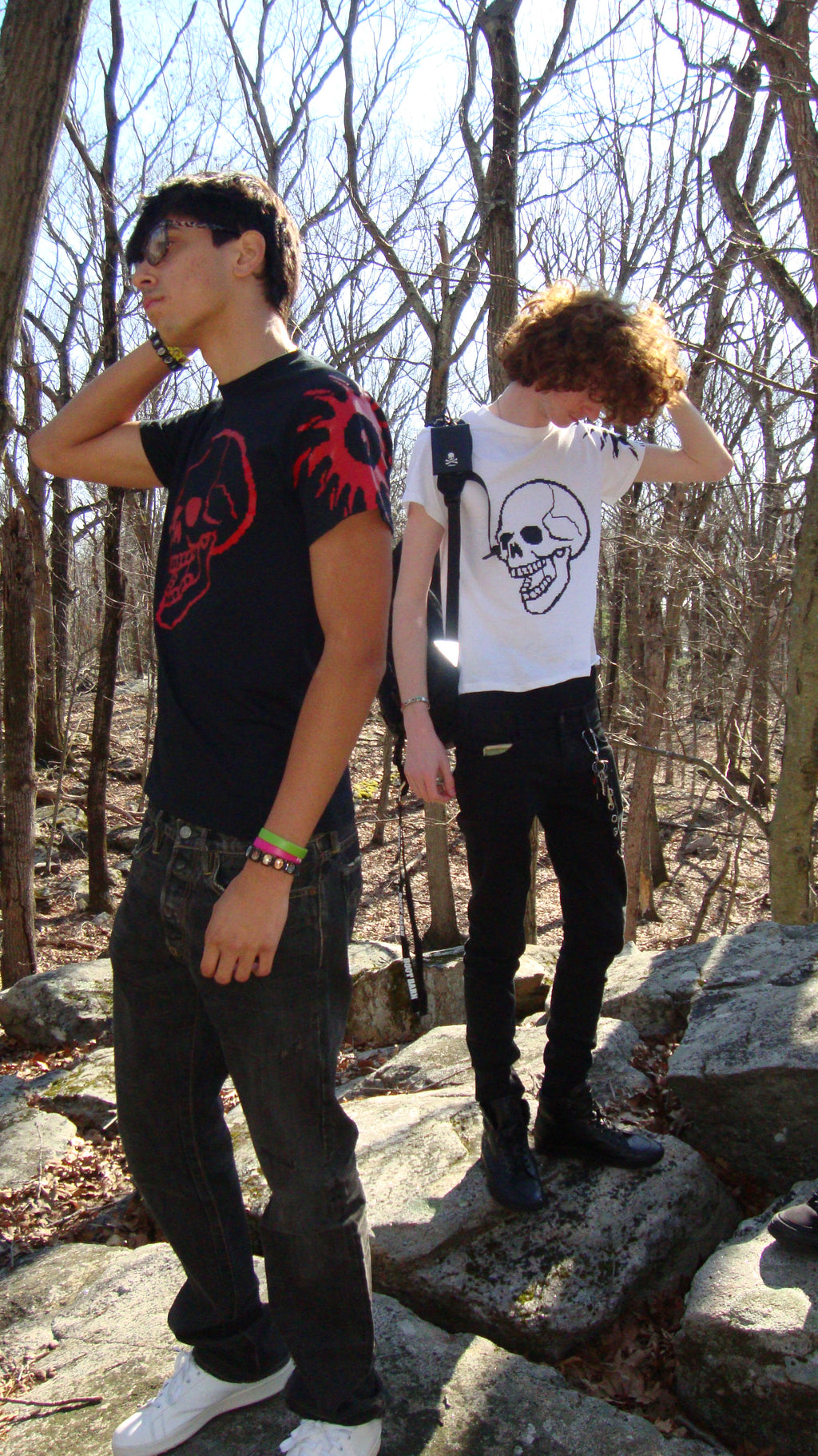 Limited Pixel Skulls Doublet T-Shirt