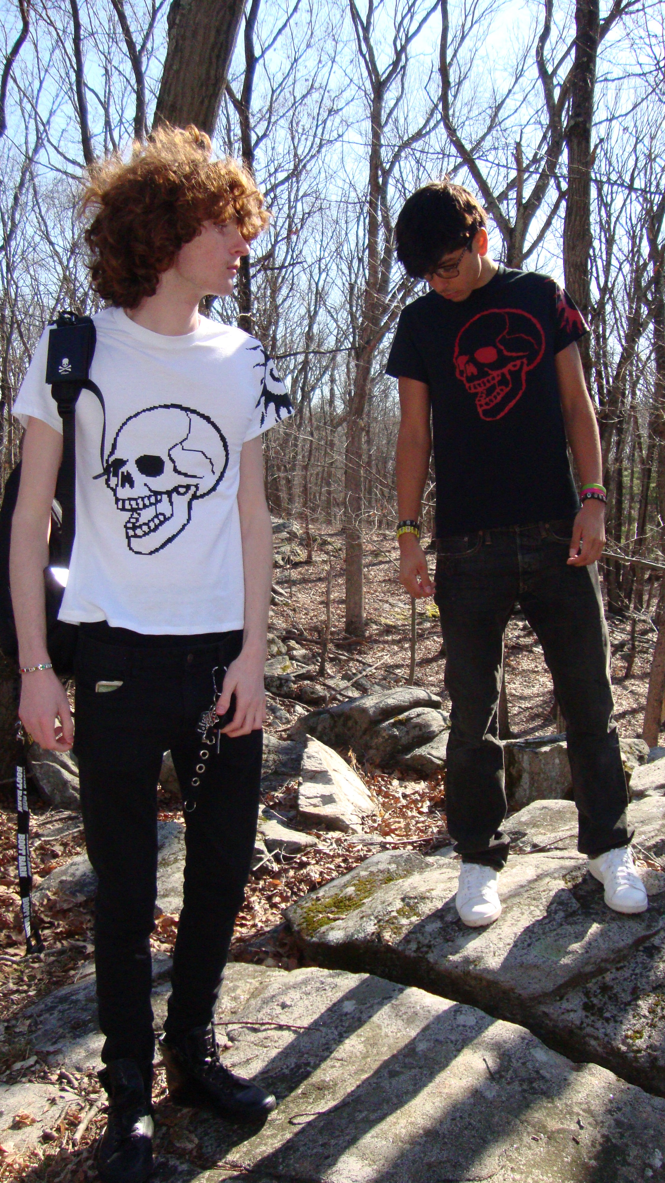 Limited Pixel Skulls Doublet T-Shirt