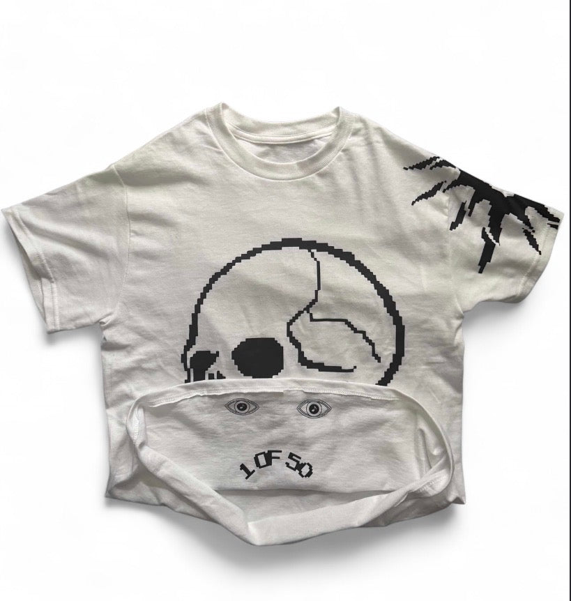 Limited Pixel Skulls Doublet T-Shirt