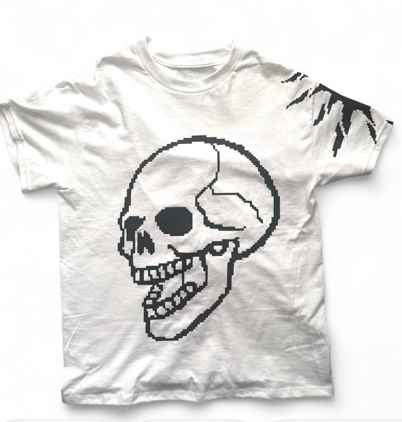 Limited Pixel Skulls Doublet T-Shirt